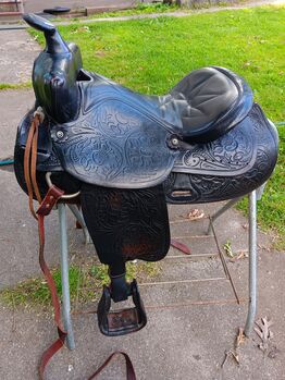 Unbranded western saddle, Mileigh weaver, Western Saddle, Hancock Maryland