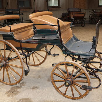 Ungarischer Jagdwagen Pirschwagen Einspänner Leicht Kunstleder Ungarischer Jagdwagen