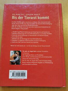 Bis der Tierarzt kommt – Erste Hilfe für Pferde kosmos Jürgen Bartz