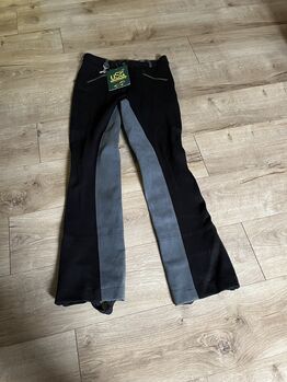 Jodpur-Reithose USG Gr. 42 grau-schwarz, Vollbesatz, USG Birgit, Gabi Radermacher, Breeches & Jodhpurs, Aachen