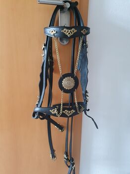 Barocktrense Full, schwarz-gold, Offizierszaum, neuwertiger Zustand, Kiki, Ogłowia, Burgwedel