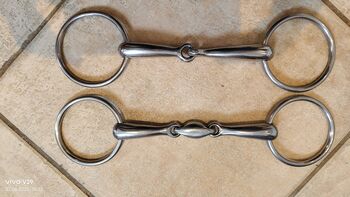 Wassertrense einfach gebrochen 13,5 cm und doppelt gebrochen 14,5 cm, Katja Presch, Horse Bits, Sankt Koloman