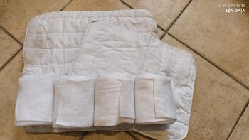 Bandagen und Bandagierunterlagen Set 4x weiß WArmblut, Katja Presch, Horse Bandages & Wraps, Sankt Koloman