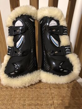 Veredus lammfell gamaschen Warmblut schwarz, Veredus , Andrea M., Tendon Boots, Höxter