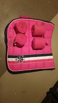 VERKAUFT Eskadron Set Schabracke DL und Fleece Bandagen, Eskadron, Claudia , Dressage Pads