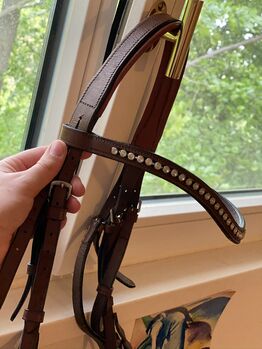 Verkaufe hellbraune Lacktrense( ohne Sperriemen), Linda Mercer , Bridles & Headstalls