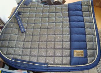 Verkaufe Schabracke Eskadron Big Square Heritage Oxfordblue Mesh Glitter VS, Eskadron heritage Big Square Oxfordblue Mesh Glitter, >Nordic Horse<, Dressage Pads, Völklingen