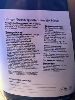 VetVital Viequo Electrolyte Energizer 1 Liter-Flasche Viequo Electrolyte Energizer