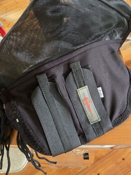 Fliegenmaske Full Doppelklett schwarz Covalliero