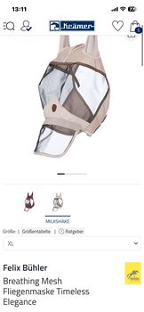 Fliegenmasken Größe m Felix Bühler beige rot Felix Bühler 