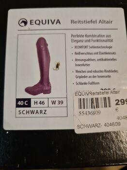 Komplett ungebraucht Lederreitstiefel Equiva 