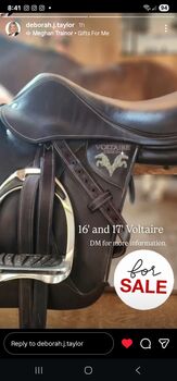 Voltaire Saddle, Voltaire Palm , Deborah Taylor, Siodła skokowe, Mississauga