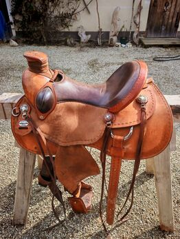 Wade Sattel Kenner Store + Vorderzeug und Gurt, Kenner Store Wade, Michael, Western Saddle, Unterfeitzing 
