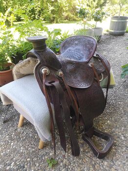 Wade Sattel aus Amerika, Doublet TT Saddlery Wade Sattel, Stephanie, Western Saddle, Sindelfingen