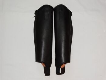 HKM Leder-Stiefelschäfte S/XS oder N/XS schwarz Chaps Minichaps Profi Model 5205 HKM Profi, Model 5205