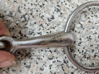 Wassertrense doppelt gebrochen 13,5 cm Edelstahl