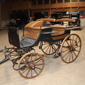 Ungarischer Jagdwagen Pirschwagen Einspänner Leicht Kunstleder Ungarischer Jagdwagen