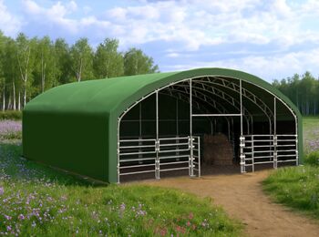 Weidezelt 12x12 m GSCT4040 Premium für den ganzjährigen Einsatz auf Weiden, Karol, Weidezelte & Unterstände, Wrocław