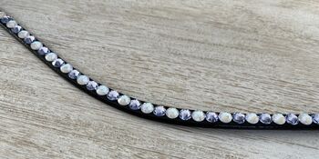 Stirnriemen "Lavendel" mit original Swarovski DIY
