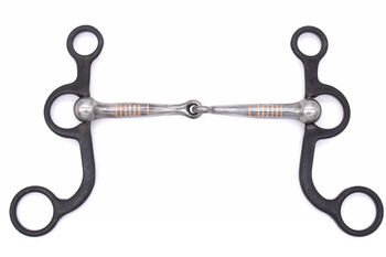 Western Gebiss Snaffle Bit mit Shanks 13,5 cm Neu