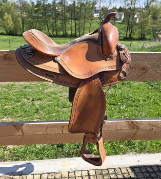 Western Imports Roudskirt Western Sattel Reining Westernsattel, Western Imports  Roudskirt , Nicole Baumgärtel , Siodło westernowe , Ronneburg 