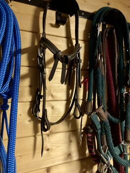 Kopfstück Leder Western Kopstück