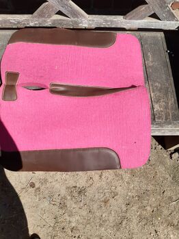 Westernpad, Barnpad/Wollfilz, pink  neu Barnpad/Alpenpad 