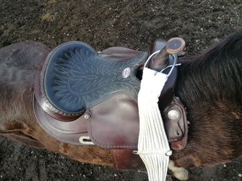 Westernsattel, BILLY COOK Longhom  Gebrauchter handmade Westernsattel , Georgien Negler, Western Saddle, Frasdorf 