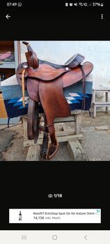 Westernsattel Continental Roundskirt + 2x Pads, Continental , Sina, Western Saddle, Dingolfing