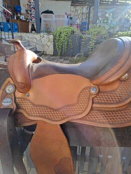 Westernsattel Continental Saddlery Equiflex mit der Baumnummer 46, Continental Saddlery Equiflex, Claudia Zenke, Western Saddle, Frankenthal