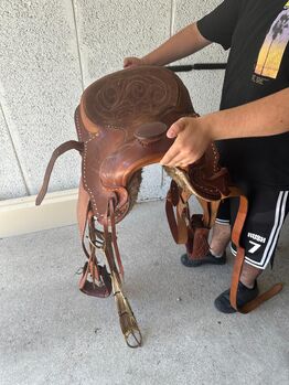 Westernsattel (für schmale Pferde / Araber), Texas, Kathrin , Western Saddle, Essen