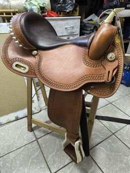 Westernsattel Full Quarter, Pool's SE00075-cognac, Sven Kiel, Western Saddle, Lichtenstein