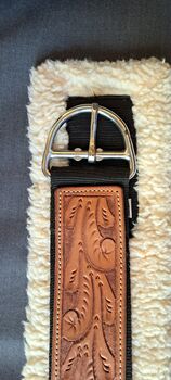 Western Sattelgurt Leder 34"