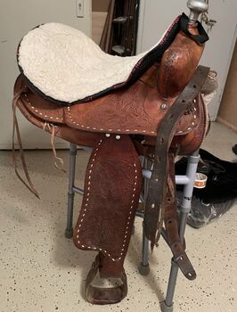 Sehr gut erhaltener Westernsattel + Zubehör, Celine Ranft, Western Saddle, Zschopau