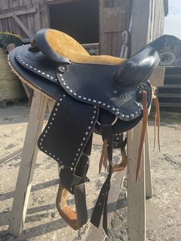 Westernsattel mit Gebrauchsspuren, Marie Krüger , Western Saddle, Zerbst 