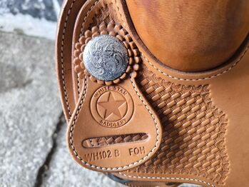 Western Sattel Withe Star saddlery