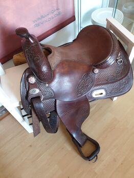 Westernsattel 02 kammer 16 Zoll Deuber Sattel, California Brand Saddlery (Deuber tochter), Lena Franz , Western Saddle, Witten