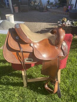 Westernsattel, Billy Cook, honigfarben 16er Sitz Billy Cook Western