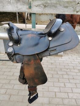 Westernsattel, Bona Allen Saddle , Rike gr. , Western Saddle, Anklam 