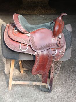 Westernsattel - breit - Warmblut, Steffi, Western Saddle, Weiden 