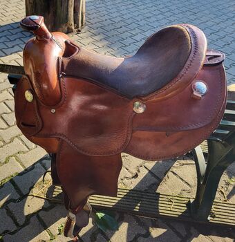 Westernsattel Braun schmal kurz, Melanie , Western Saddle, Mönchengladbach 