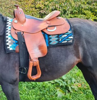 Westernsattel Deuber & Partner Flex Fit Vario 2213, Deuber & Partner Equitation Trainer Flex Fit Vario, Christina Hieber , Western Saddle, Günzburg