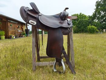 Westernsattel, Diamond C , Roundskirt, 16 Zoll, Diamond C Westernsattel Roundskirt , Kiecol, Western Saddle, Schwanewede