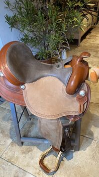 Westernsattel , XXL Baum, kurz, Western Imports , Conny, Western Saddle, Stötten