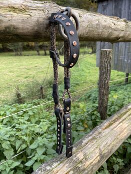 Westerntrense Einohr Kopfstück Leder Handgefertigt, Handgefertigt , Cowgirl , Bridles & Headstalls, Halver