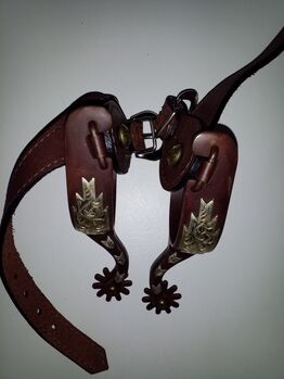 Westernsporen mit Riemen, Christina Eggert, Spurs & Spur Straps, Varel