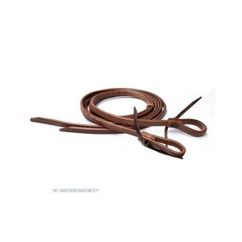 Westernzügel Braun Leder Simple Reins 5/8 x 7 Western Imports Simple Reins