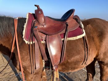 Westernsattel Deuber Flex fix 1805, Neuwertig, Deuber Flexi fit 1805 Old Style, Ines Miller, Western Saddle, Graben