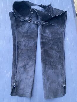 Western Chaps schwarz Wildleder Gr L