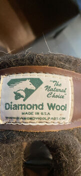 Westernpad aus Filz rund von Diamond Wool Diamond Wool Round